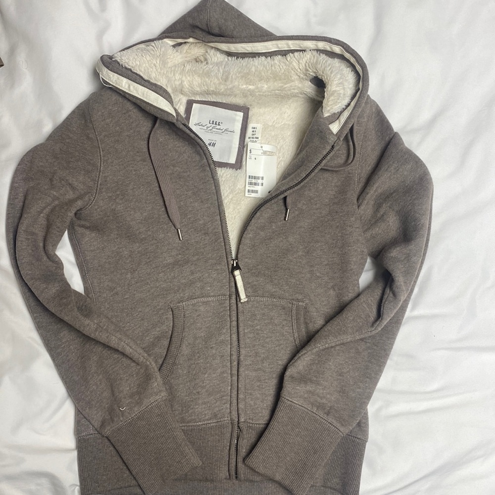 H&M zip up, size small, BNWT